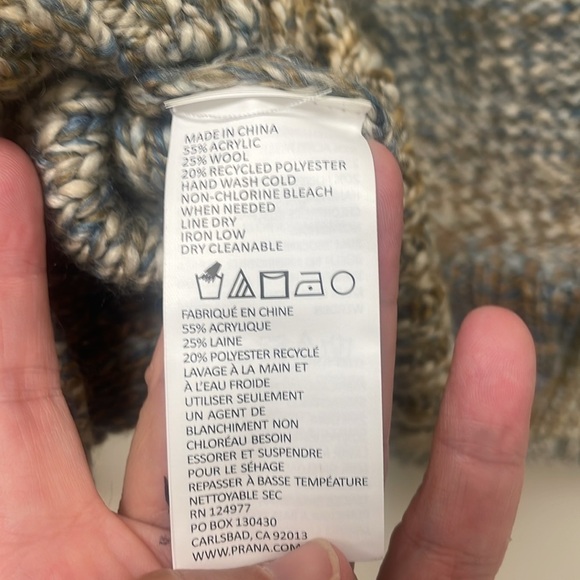 COPY - PRANA oversized sweater size Large. NWT ski leggings cold casual vacatio… - Picture 5 of 6